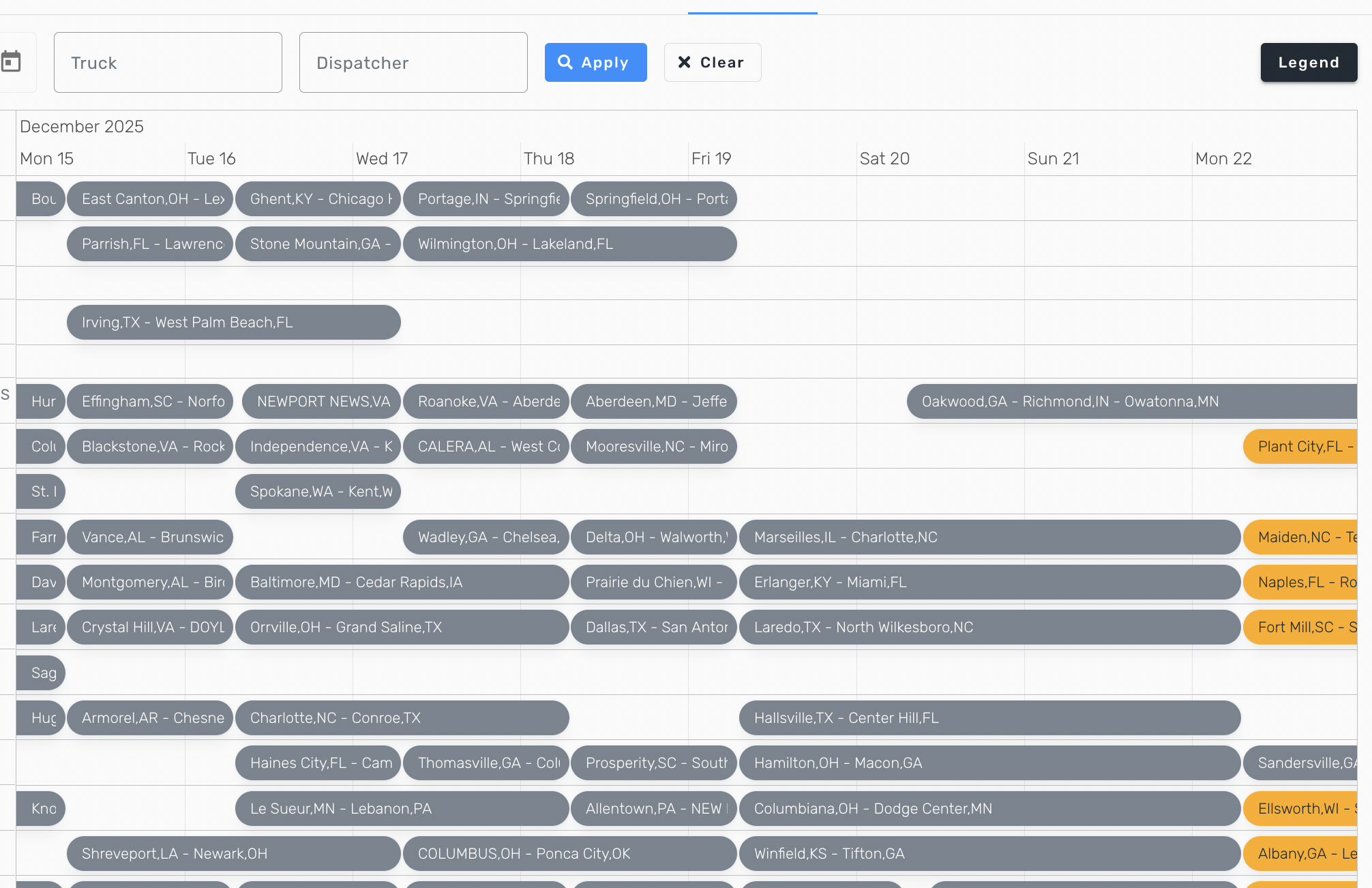 Loginova Schedule View